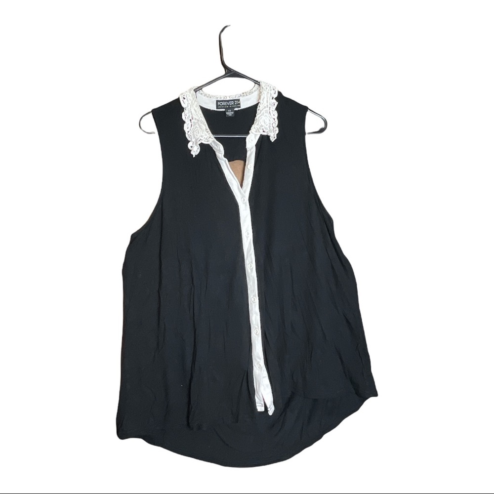 Plus Size Open Back Forever 21+ Blouse